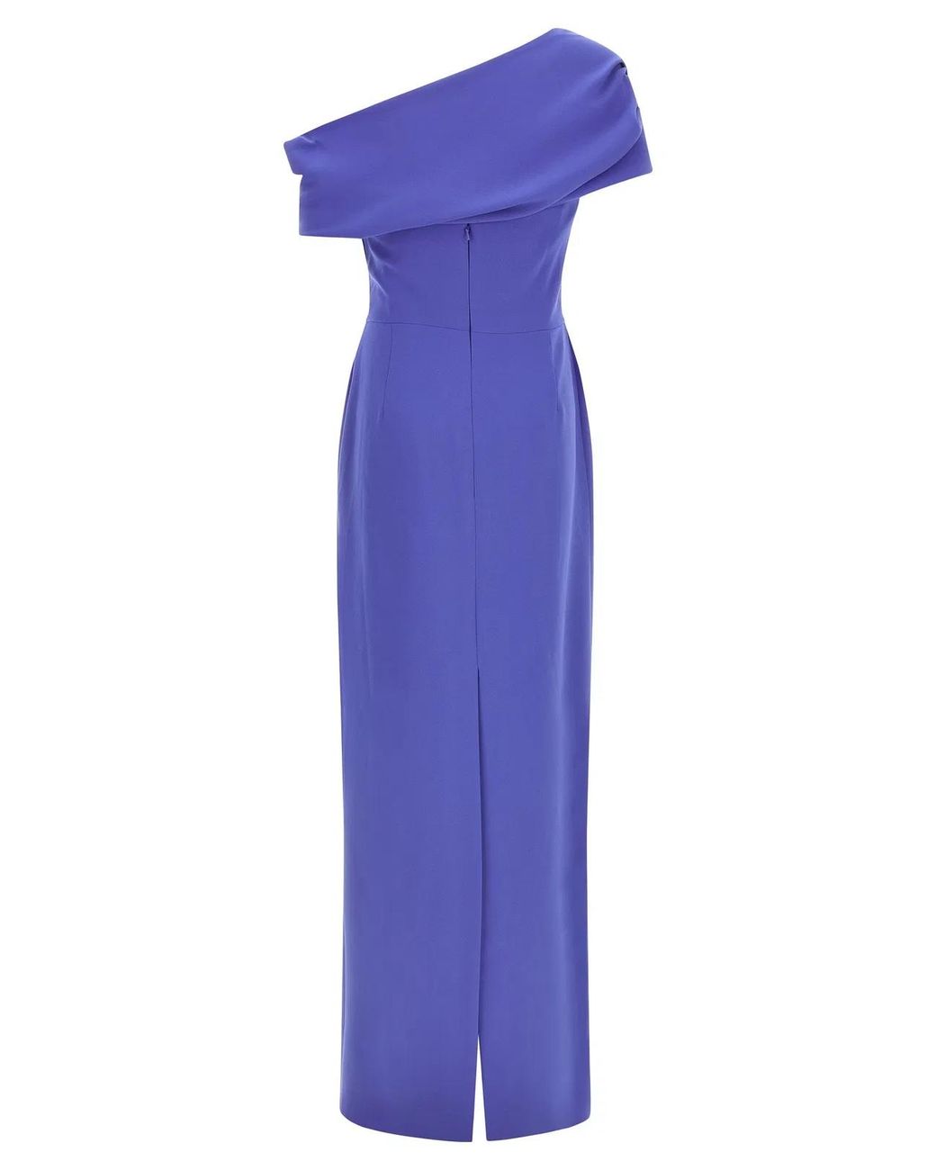 Carolina Herrera Purple Column Dress