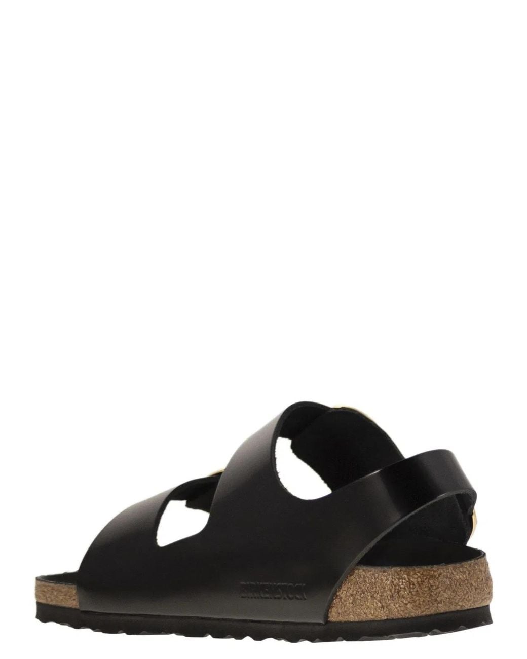 Birkenstock Black Milano Big Buckle