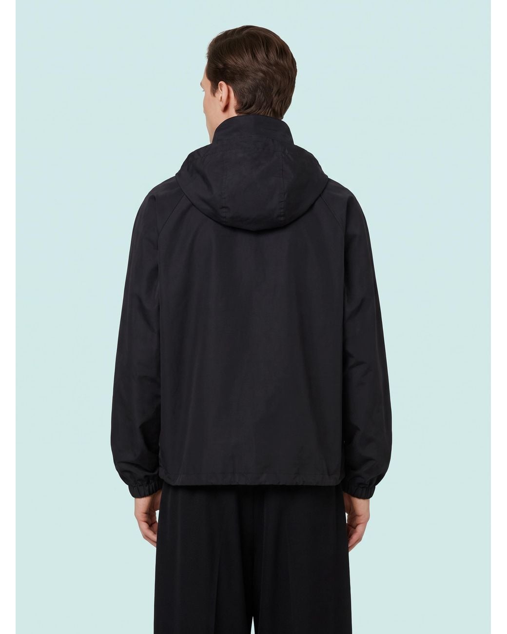 Gucci Gray Compact Cotton Jacket With Zip for men