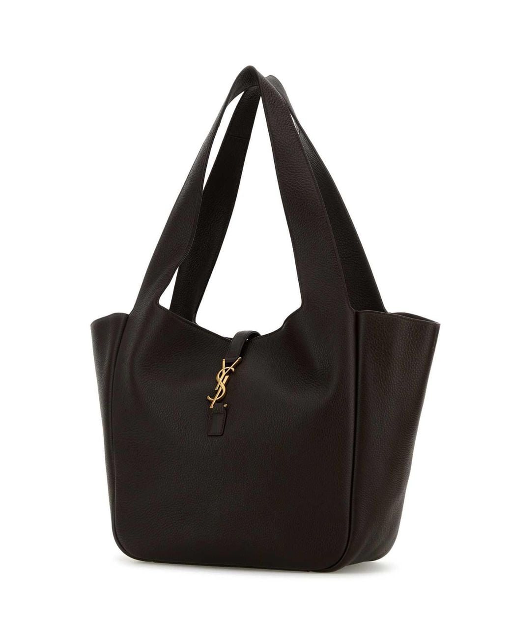 Saint Laurent Black Dark Le 5 7 Bea Tote Bag