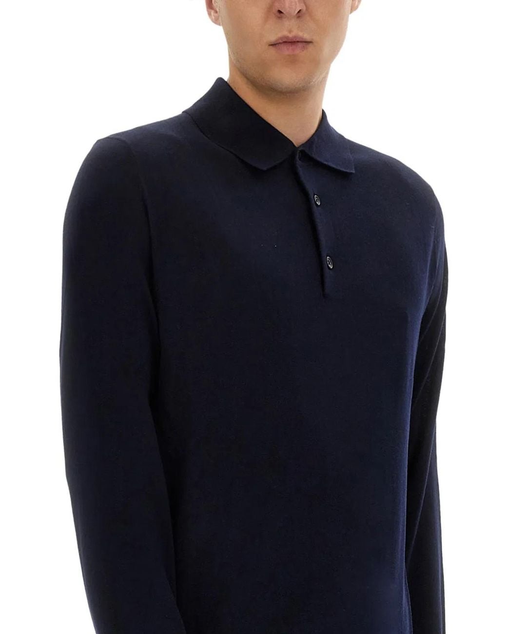 sunflower Blue Wool Polo Shirts for men