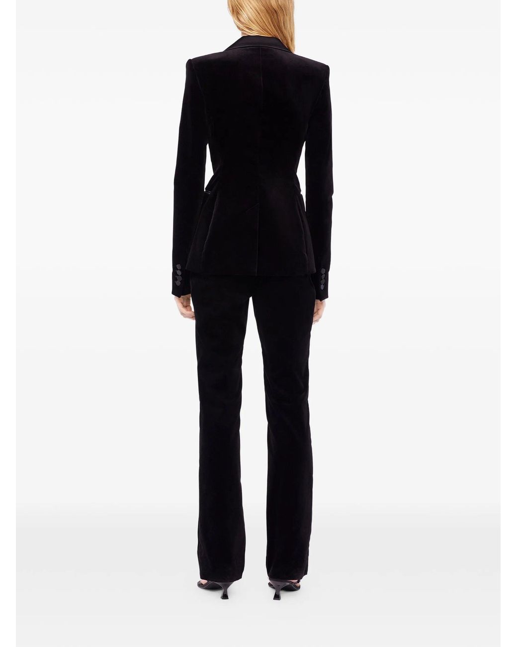 Rabanne Black Cotton Polyester Elastane Pants