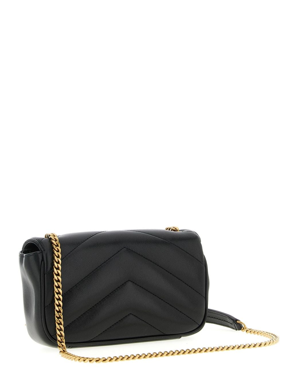 Saint Laurent Black 'Loulou' Mini Crossbody Bag