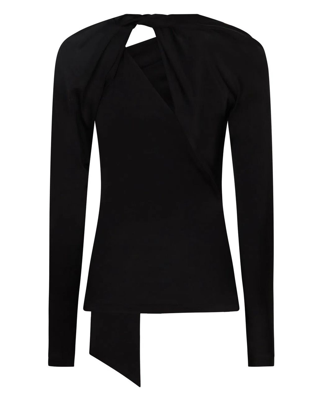 Victoria Beckham Black Long Sleeve Top