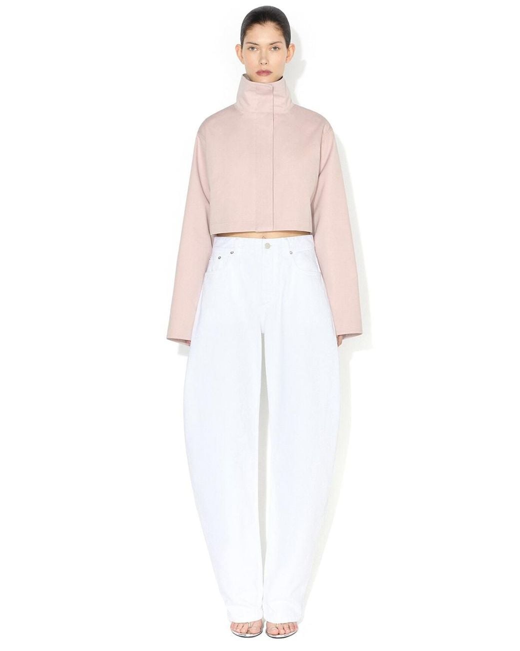 Alaïa White Alaia Round Pants