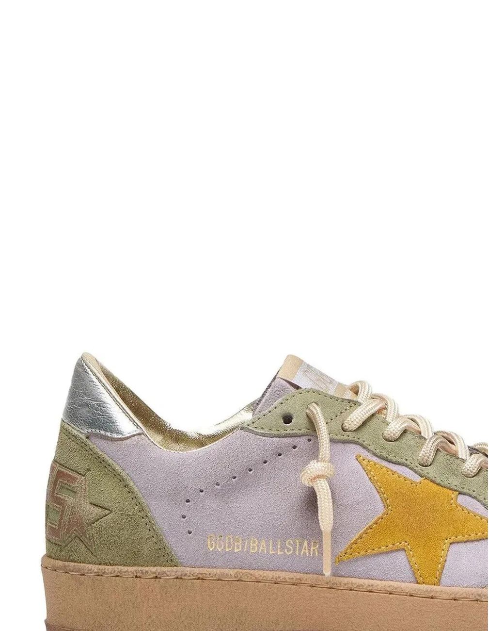 Golden Goose Deluxe Brand Green Lilac Sage Honey Ballstar