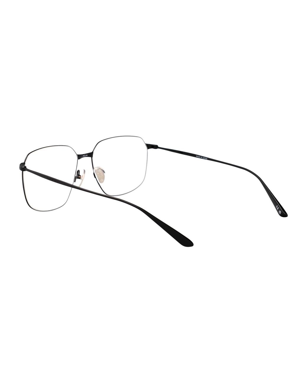 Balenciaga Black Metal Optical Glasses
