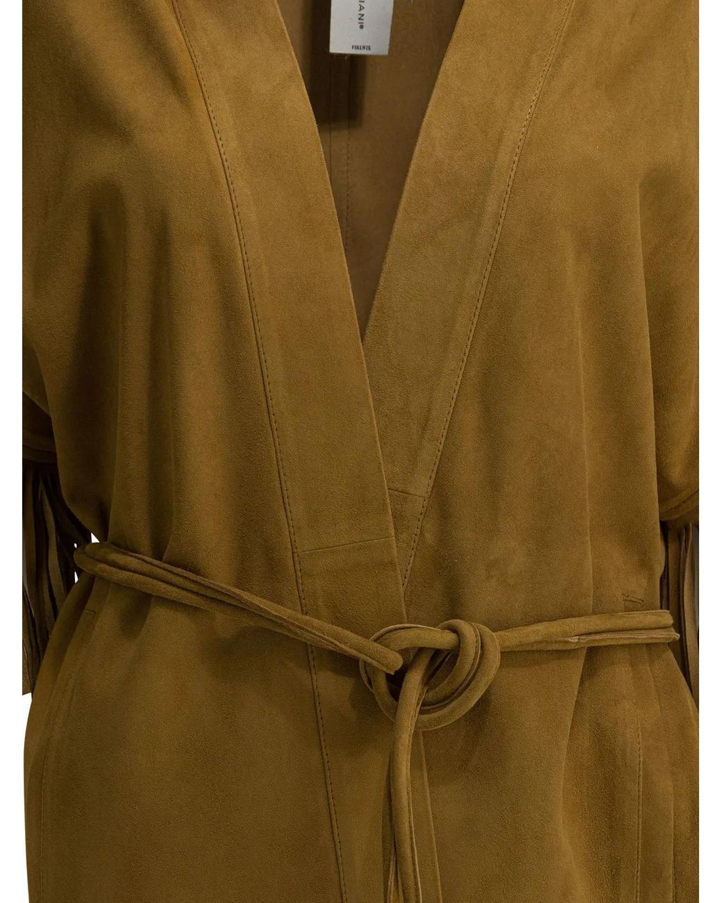 FURLING BY GIANI Green Goat Suede Jacket