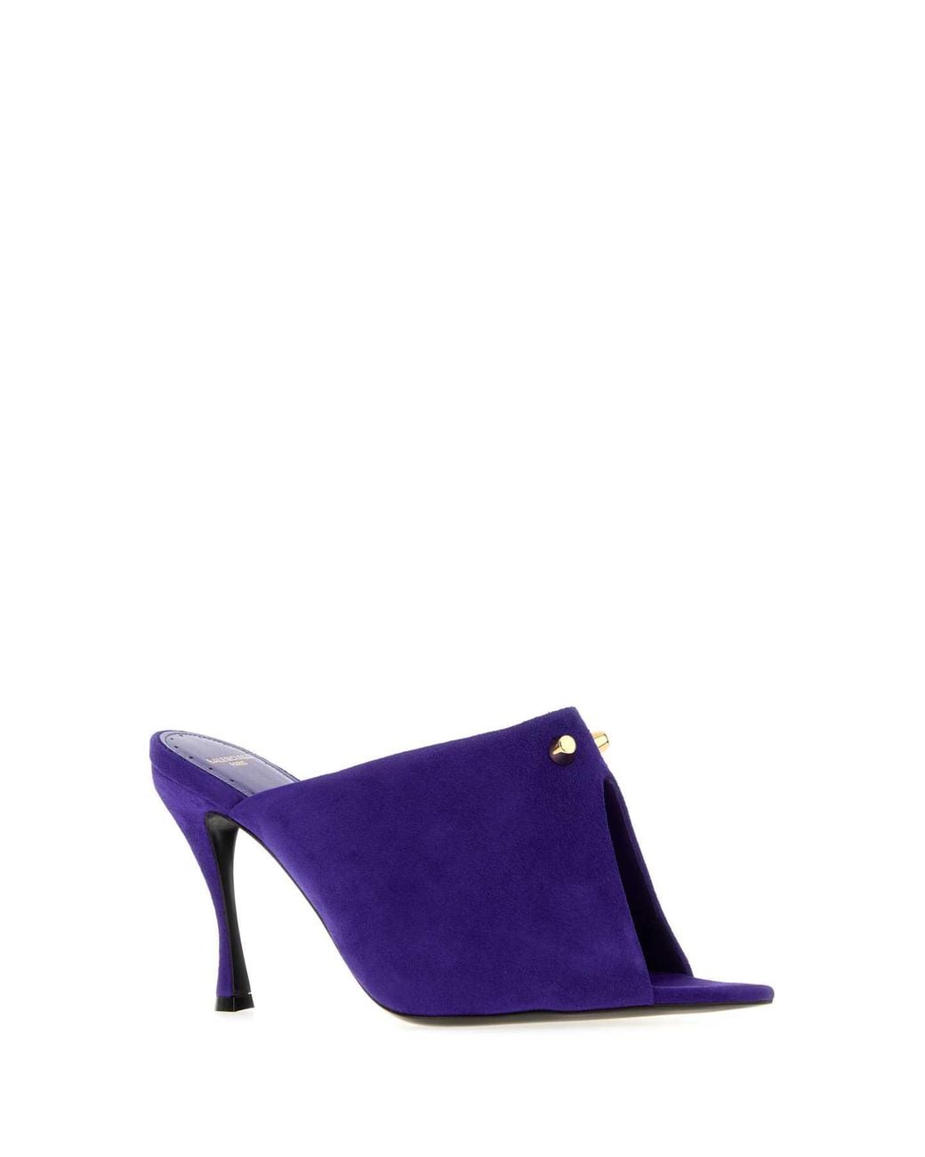Balenciaga Purple Mid.City Mule H095