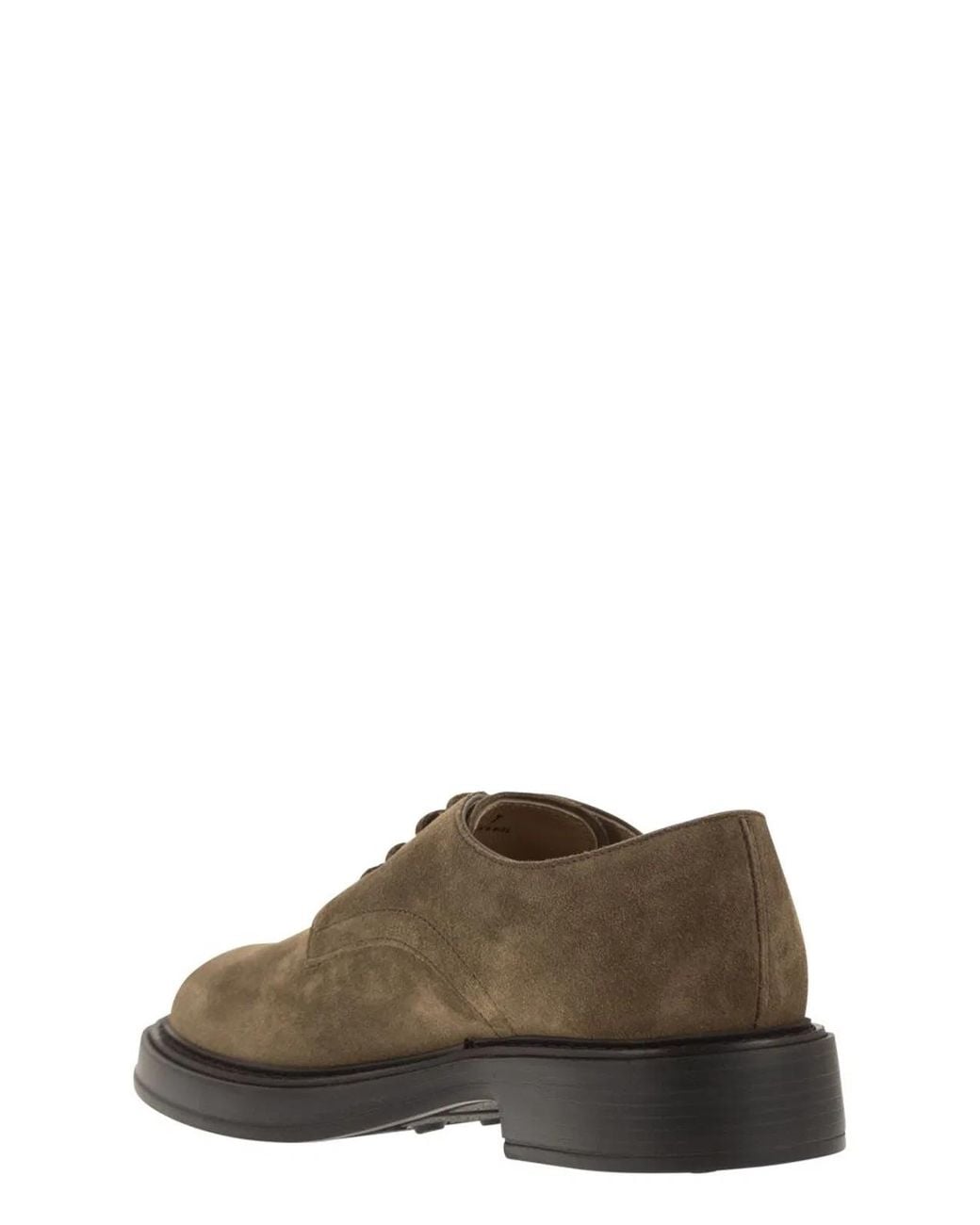 Tod's Brown Suede Lace-Up for men