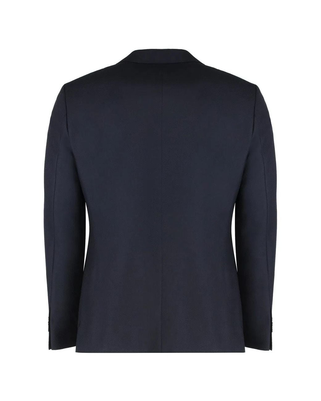 Boss Blue Single-Breasted Two-Button Jacket for men