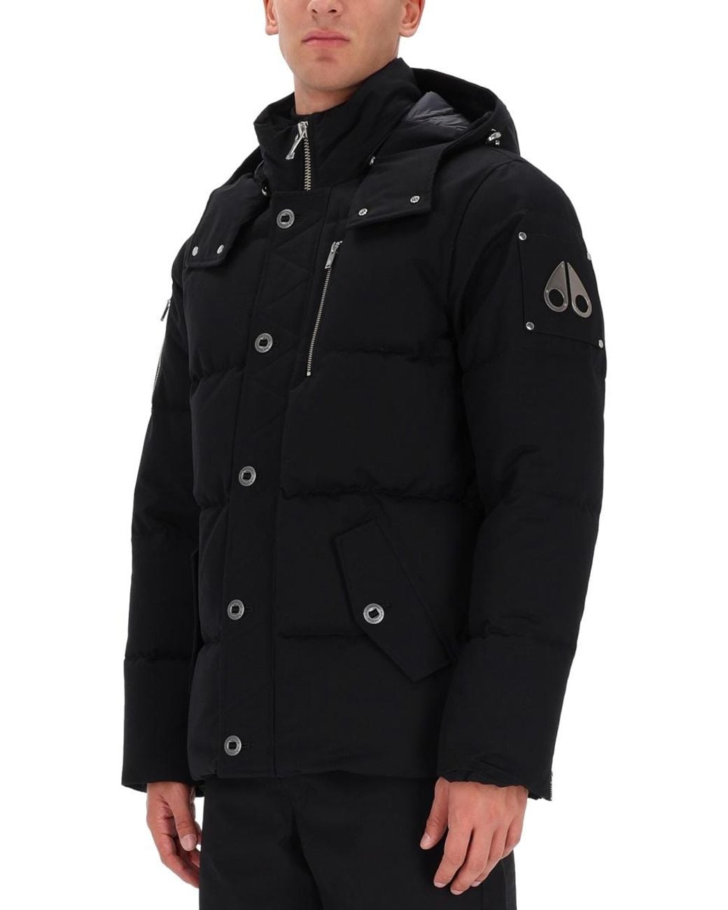 Moose Knuckles Black Giacca Original 3Q Neoshear for men