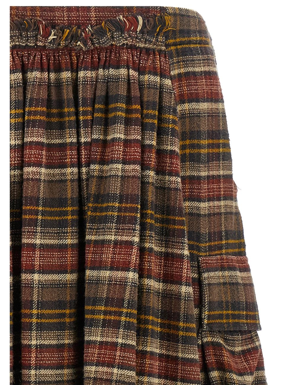 R13 Brown Cargo Skirt