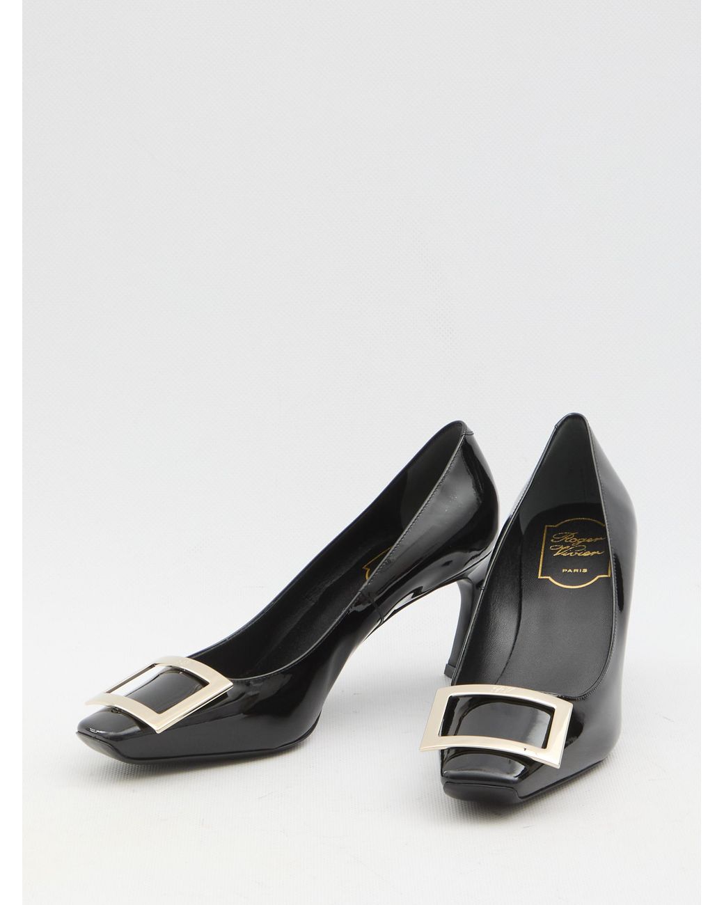 Roger Vivier Black Belle Vivier Trompette Pumps