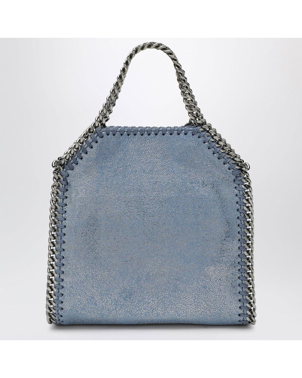 Stella McCartney Blue Micro Falabella Tote Bag