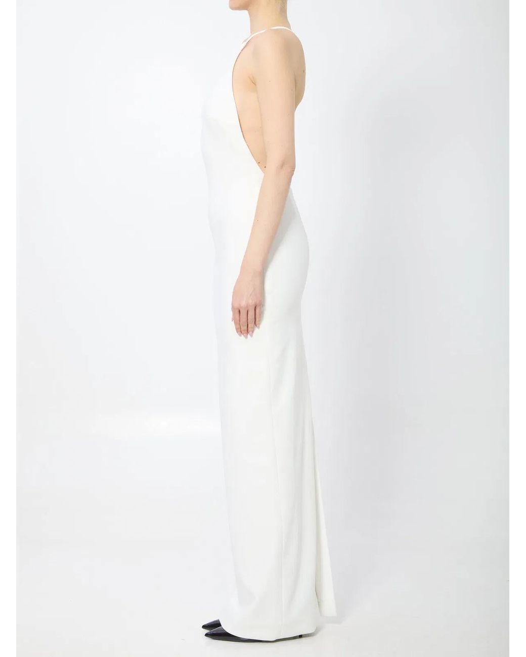 Solace London White Alexandra Maxi Dress