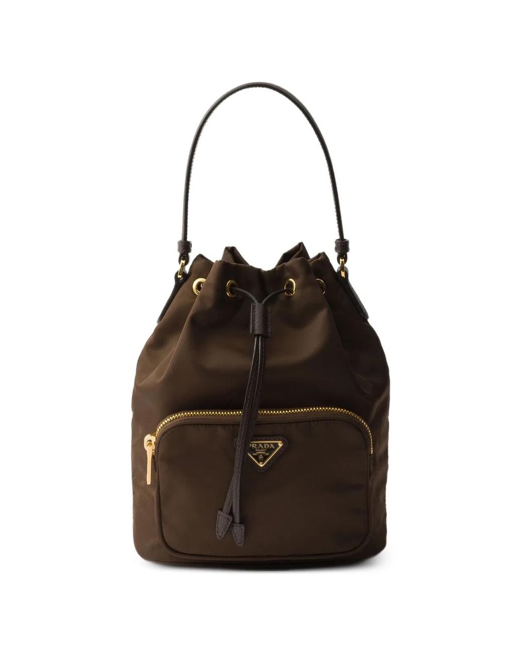 Prada Black Duet Re-Nylon Bucket Bag