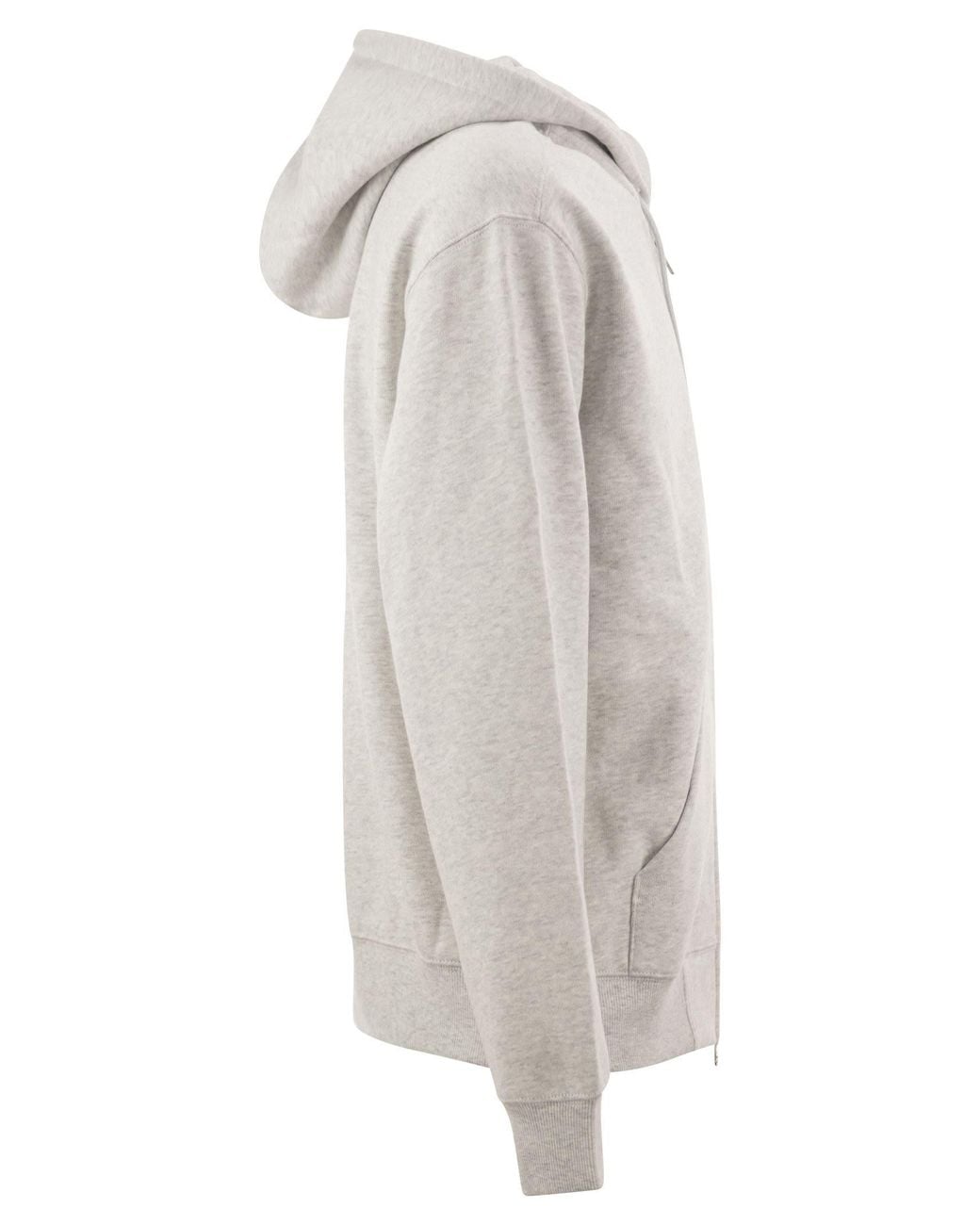 Carhartt Gray Zip-Up Hooded Sweatshirt