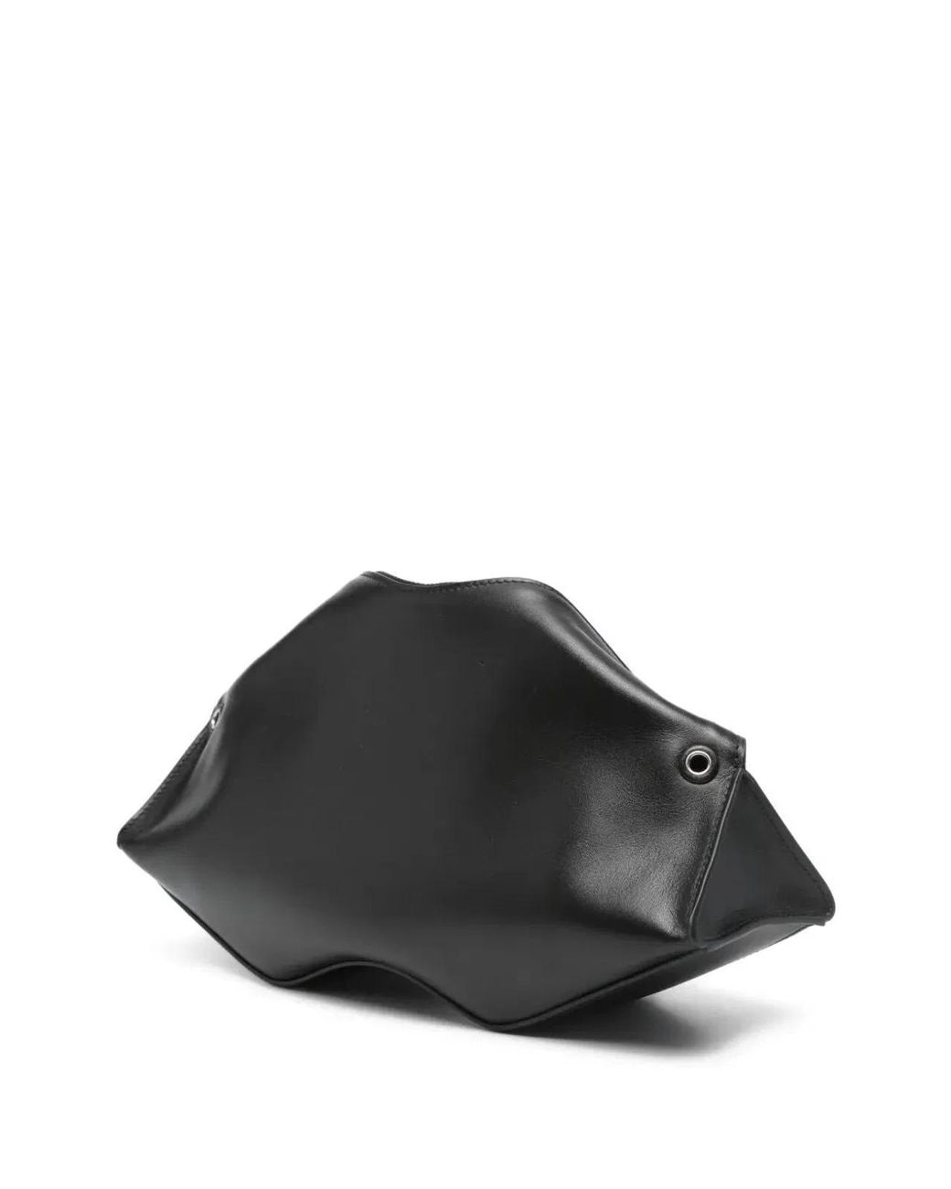 McQueen Black Manta Clutch