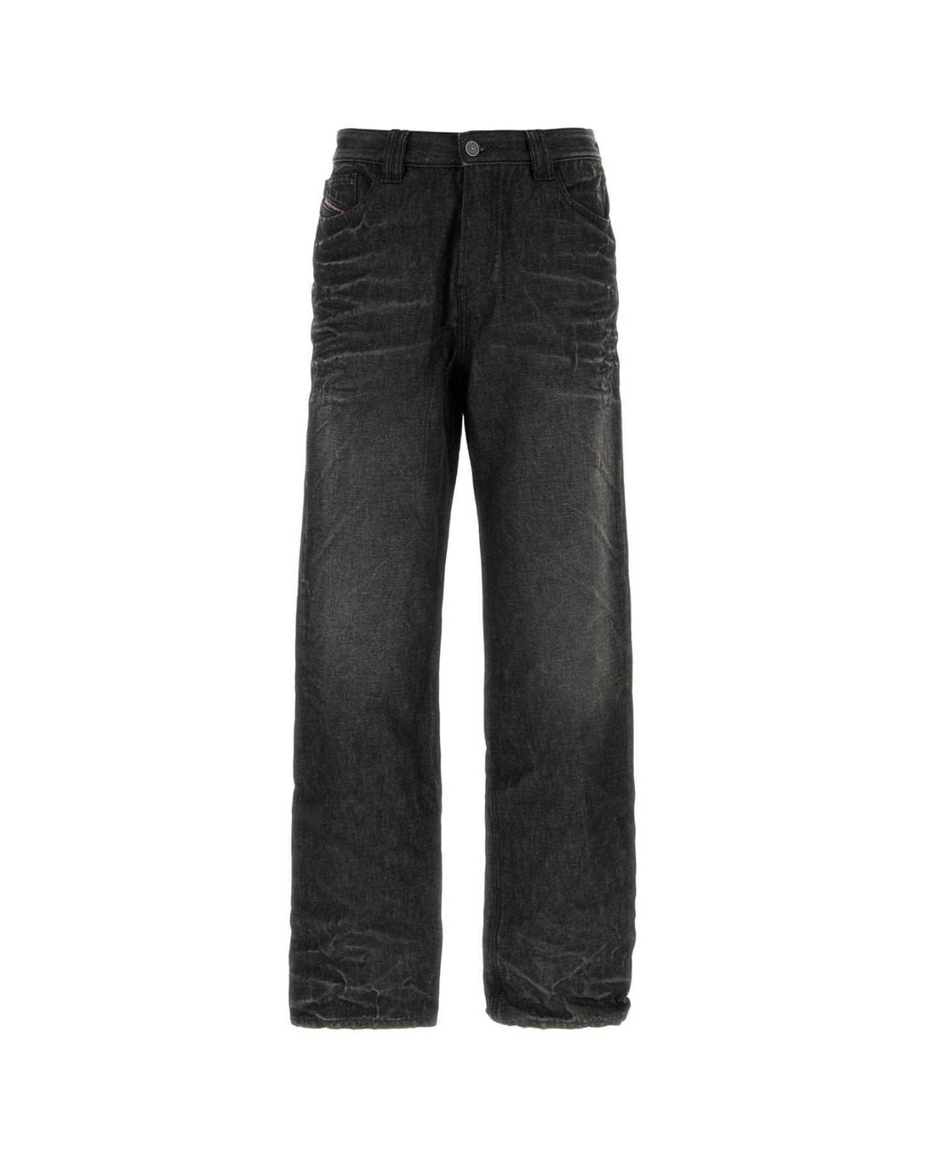 DIESEL Black Utility Pants for men