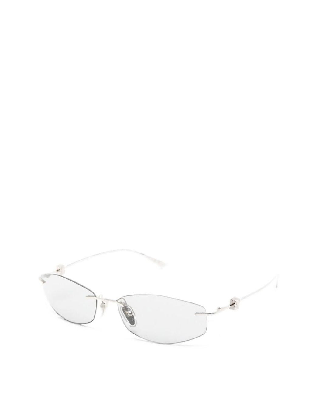 Balenciaga Light Nano D-Frame in White | Lyst UK