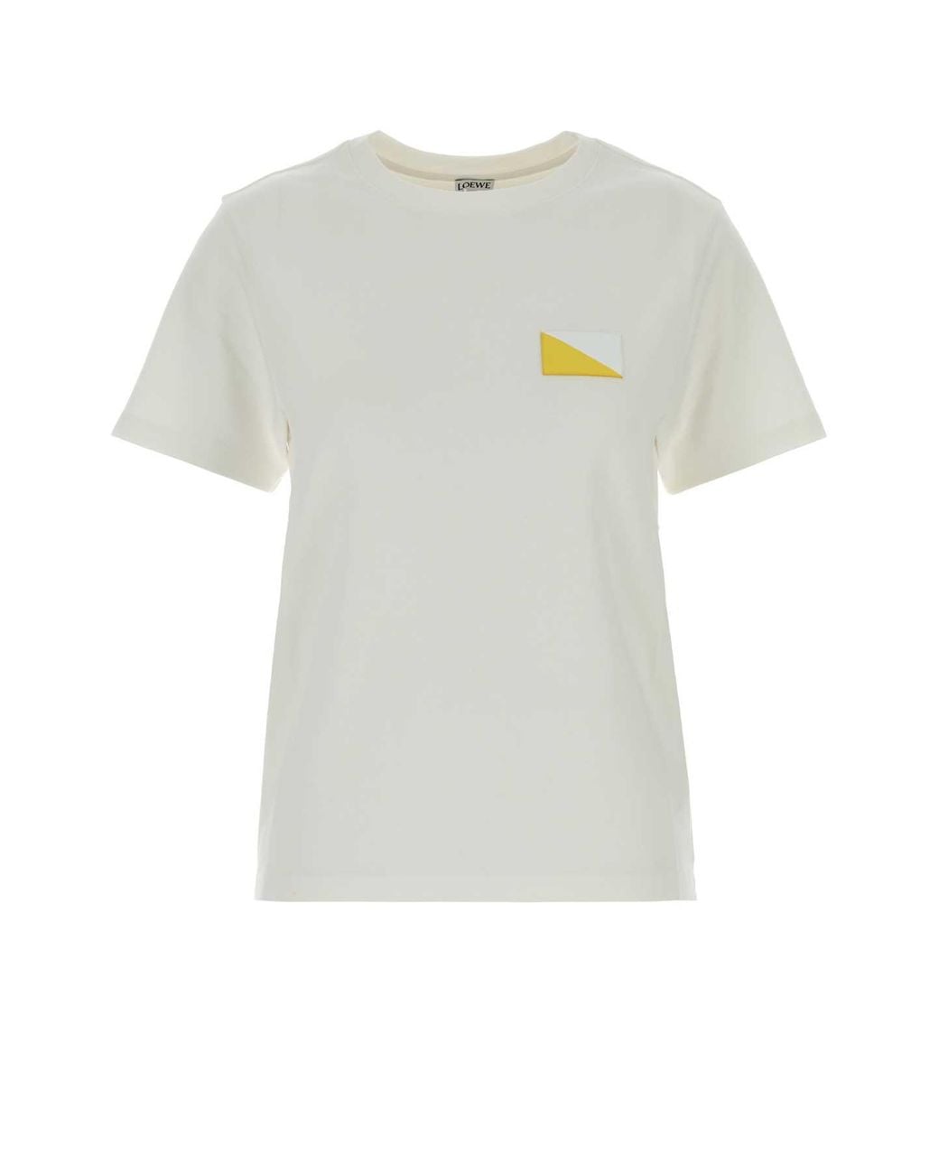 Loewe White Cotton-Blend T-Shirt