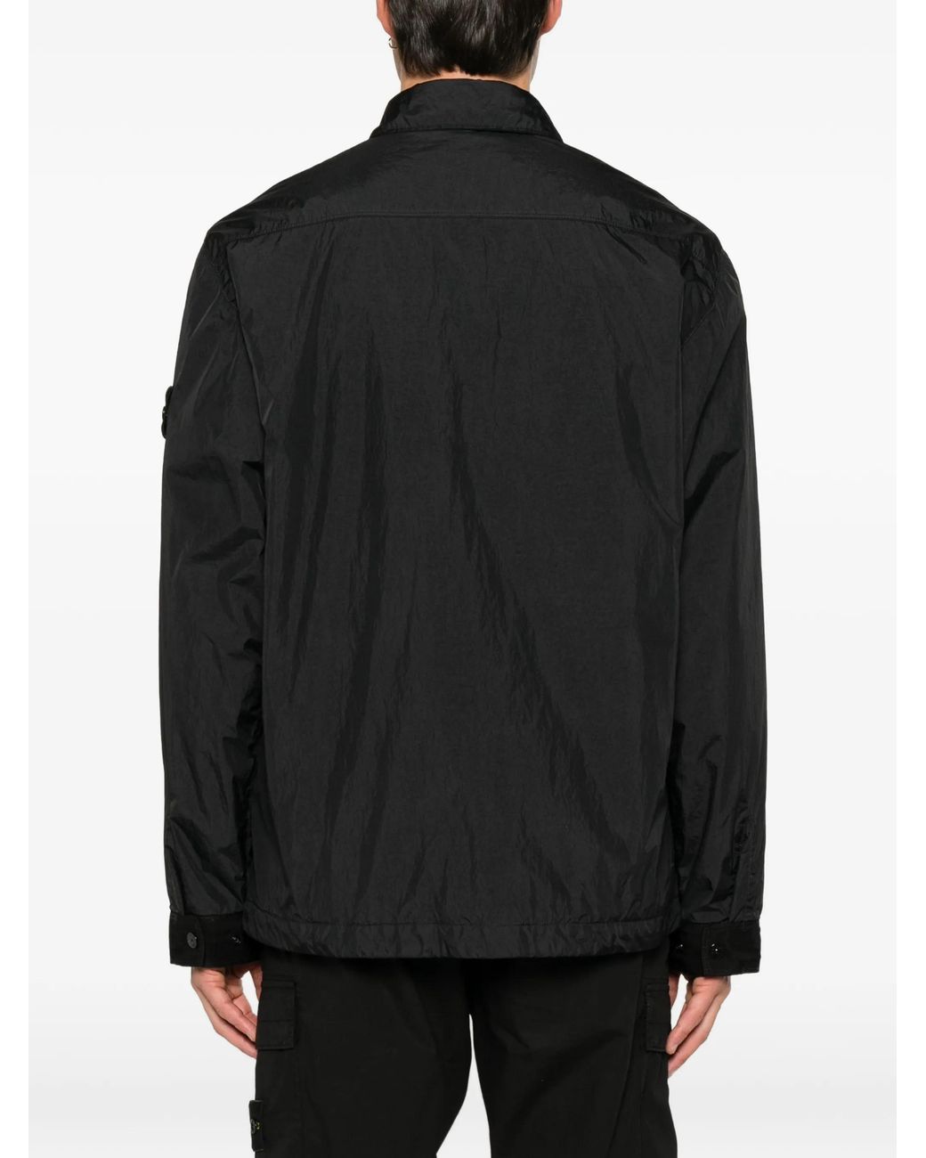 Stone Island Black Polyamide Jacket for men