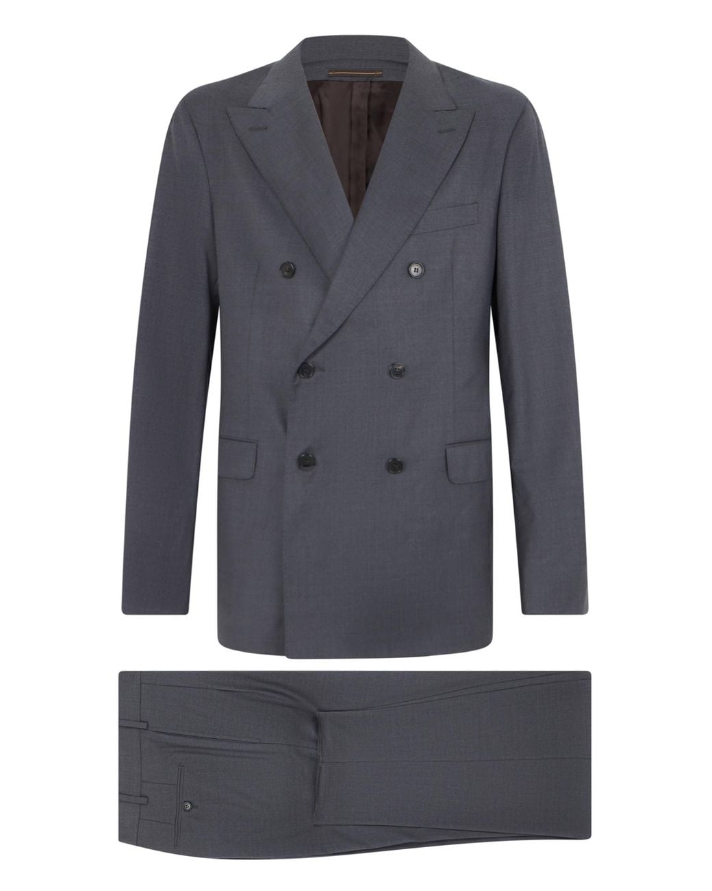Slowear Blue Double-Breasted Blazer for men