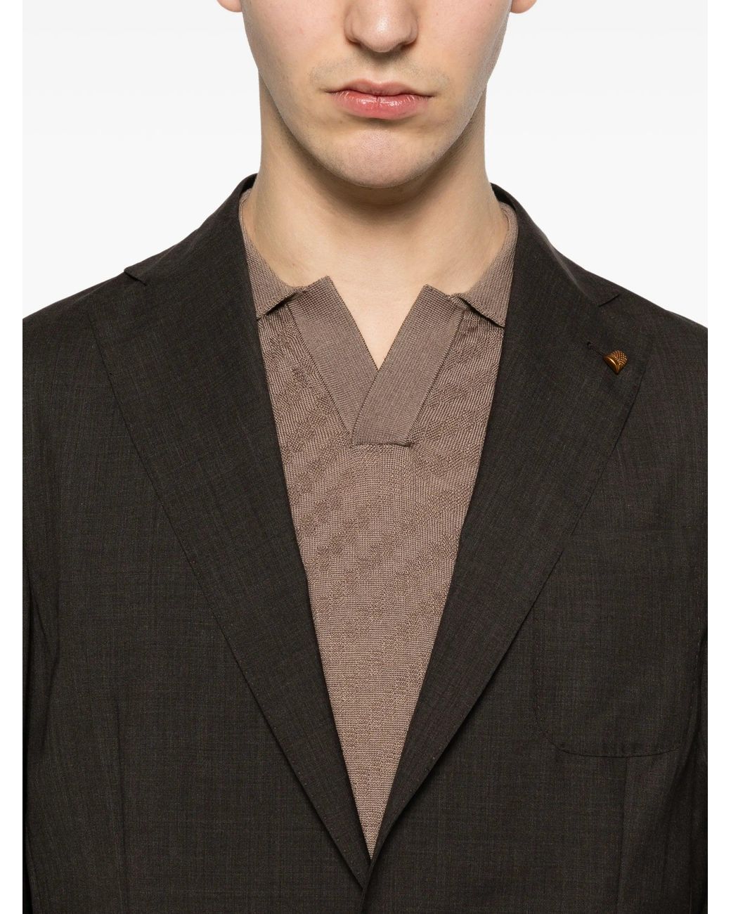 Latorre Black Wool Jacket for men