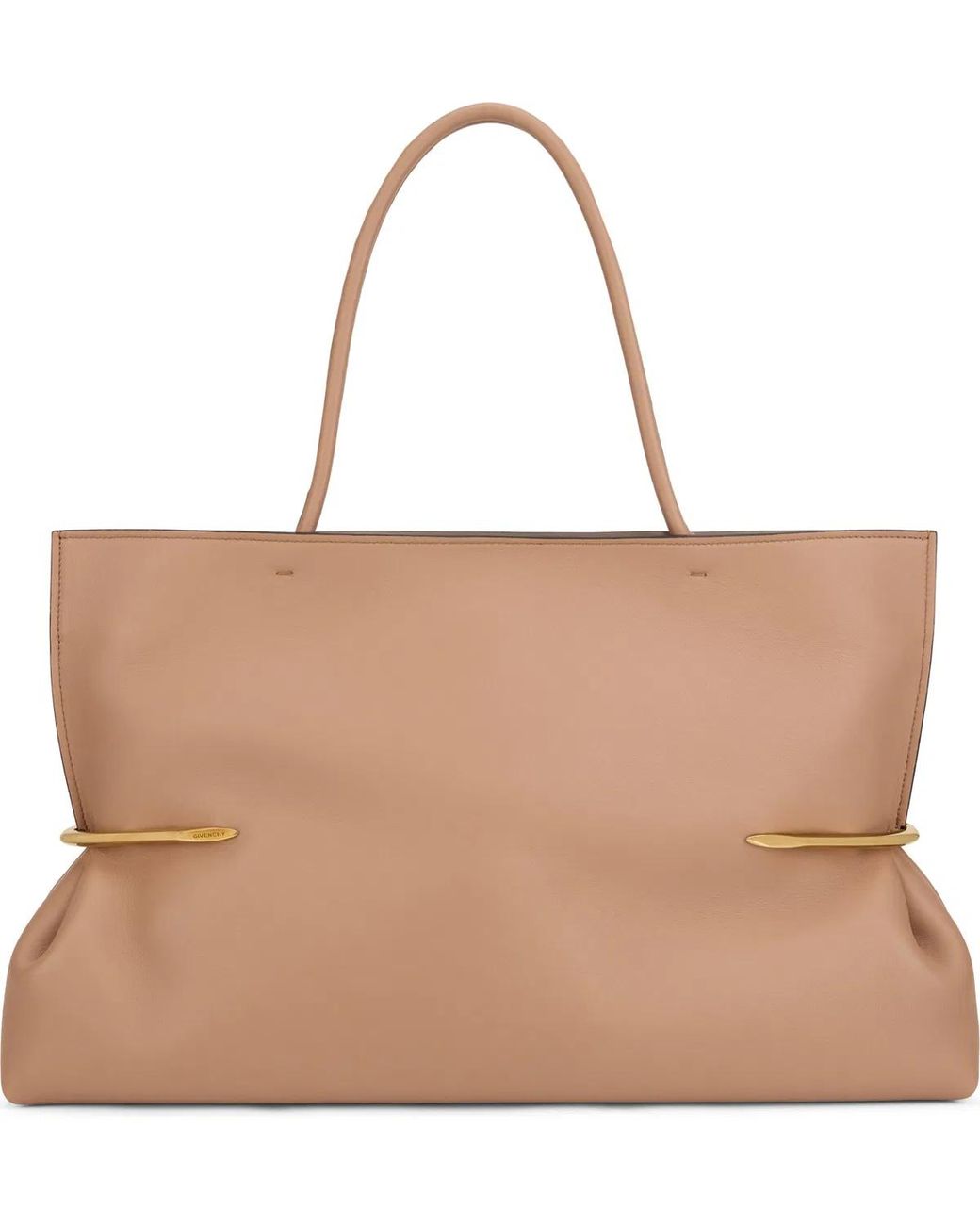 Givenchy Brown Tote Bag Pinch Squeezed Horizontal