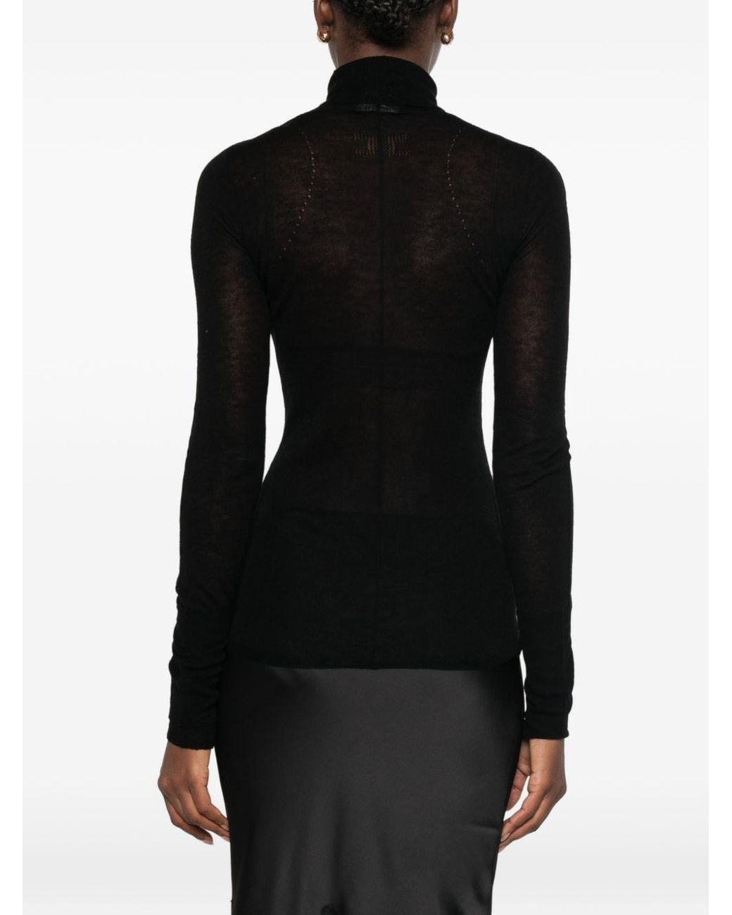 Elisabetta Franchi Black Logo Rack Cardigan