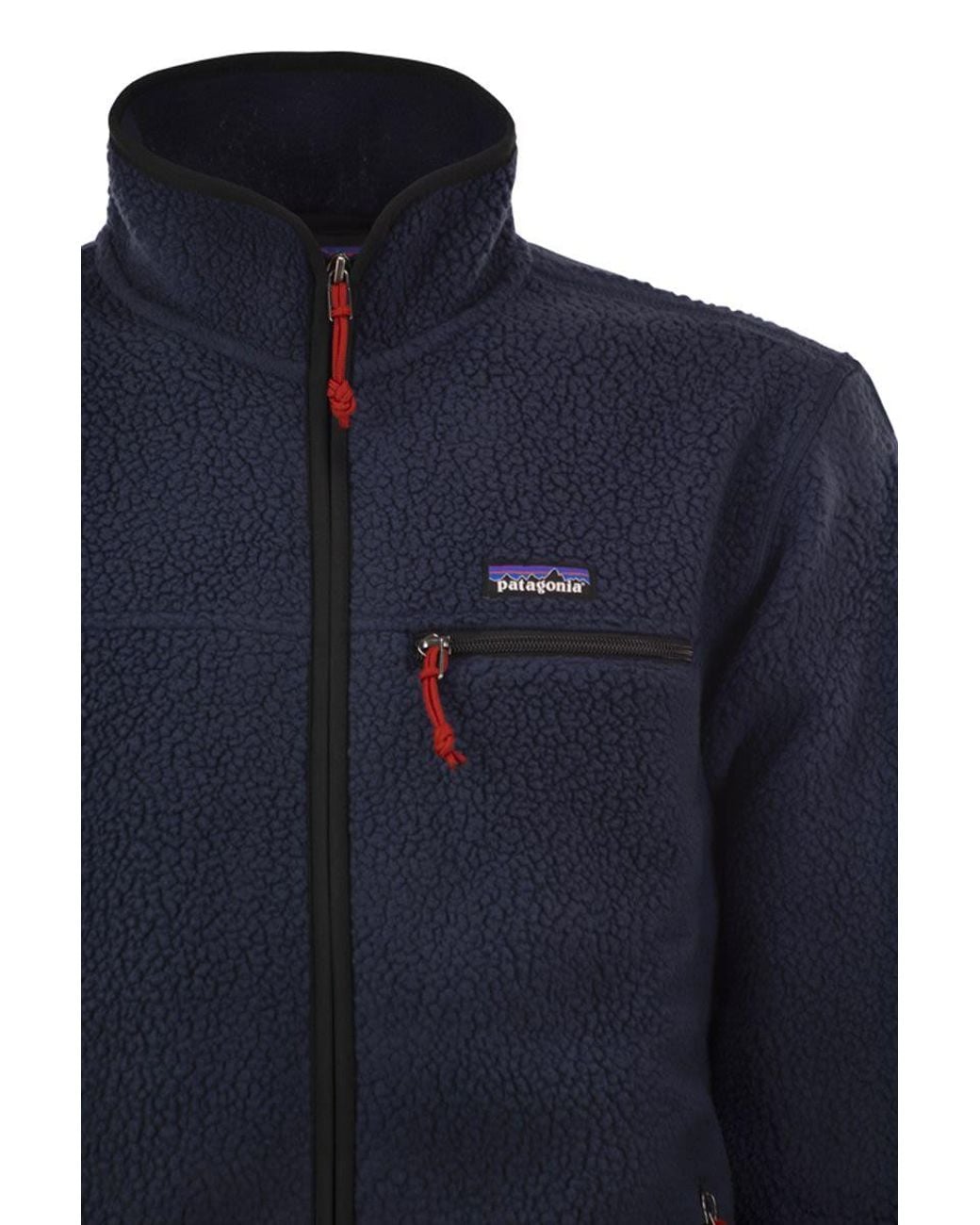 Patagonia Blue Retro Pile Fleece Jacket for men