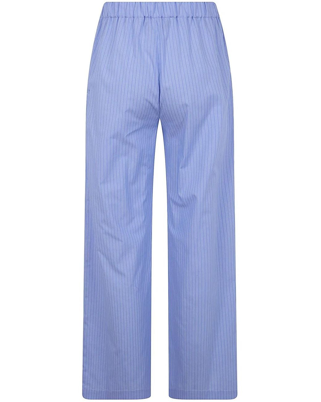DR. HOPE Blue Elastic Waist Trousers