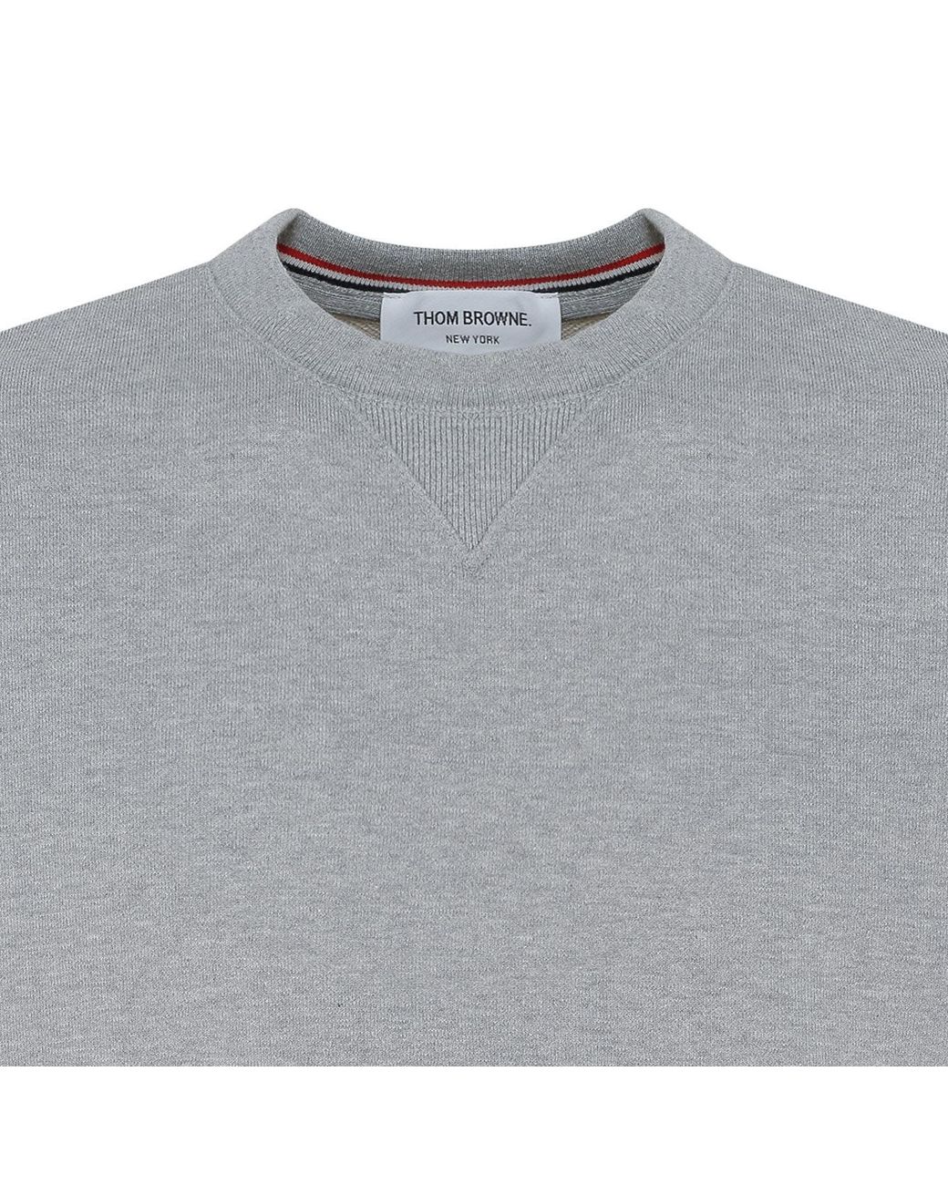 Thom Browne Gray 4Bar Cotton Sweatshirt for men