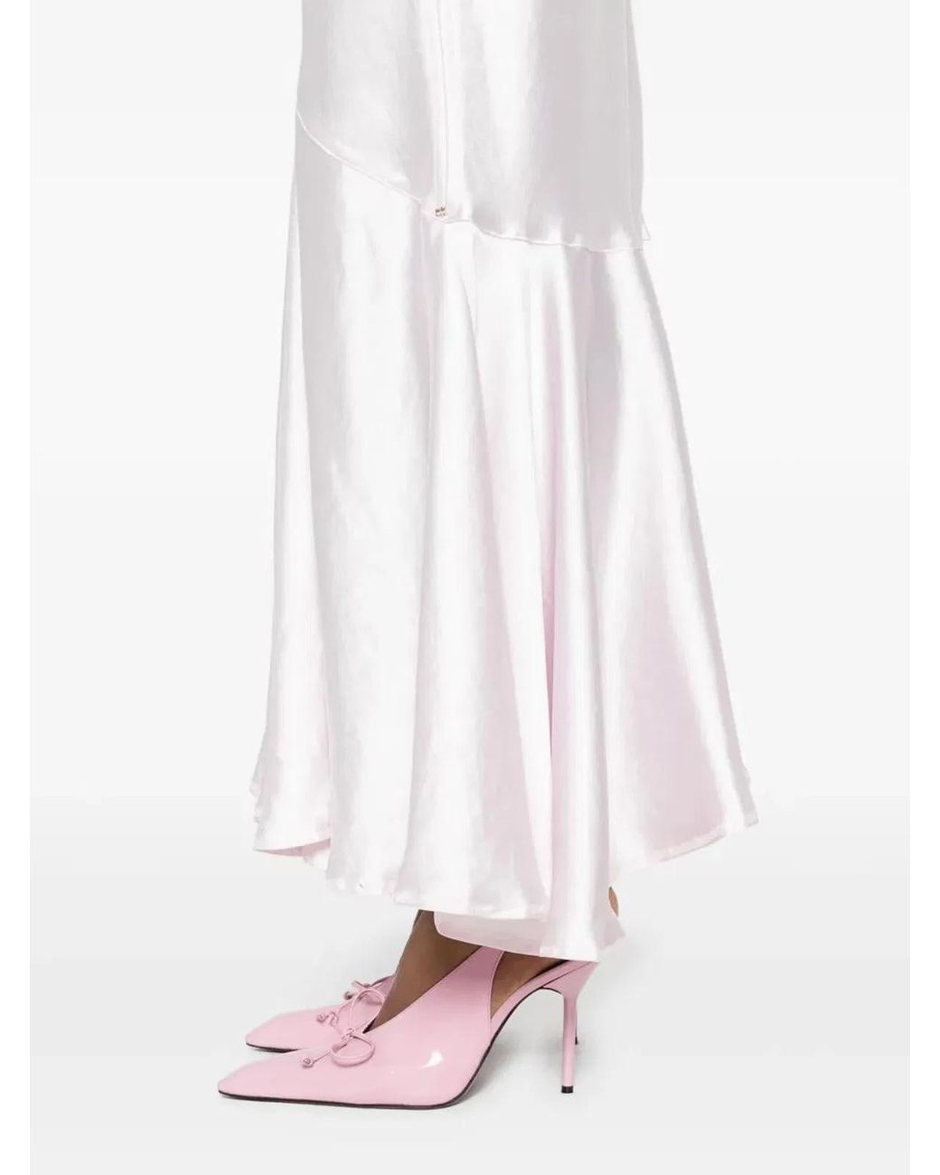 Max Mara White Long Dress Katia