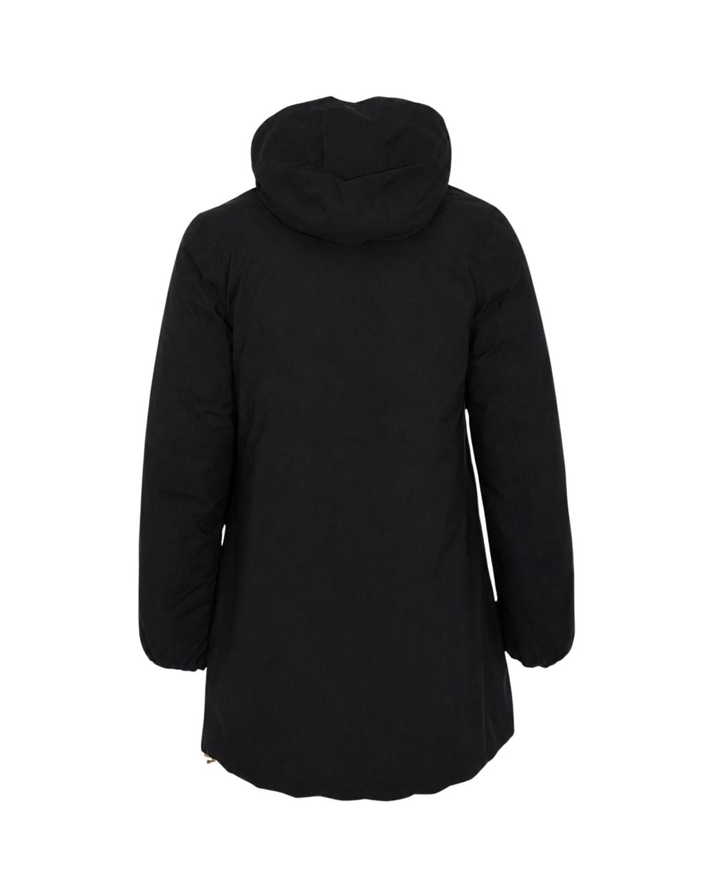 K-Way Black Sophie St Thermo Reversible Hooded Coat