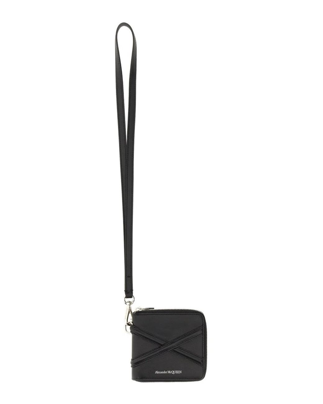 McQueen White Harness Wallet for men