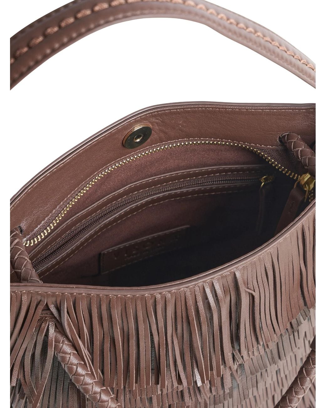 VISONA Brown Diletta Shoulder Bag