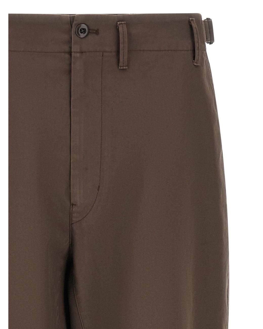 Lemaire Brown Tapered Pants for men