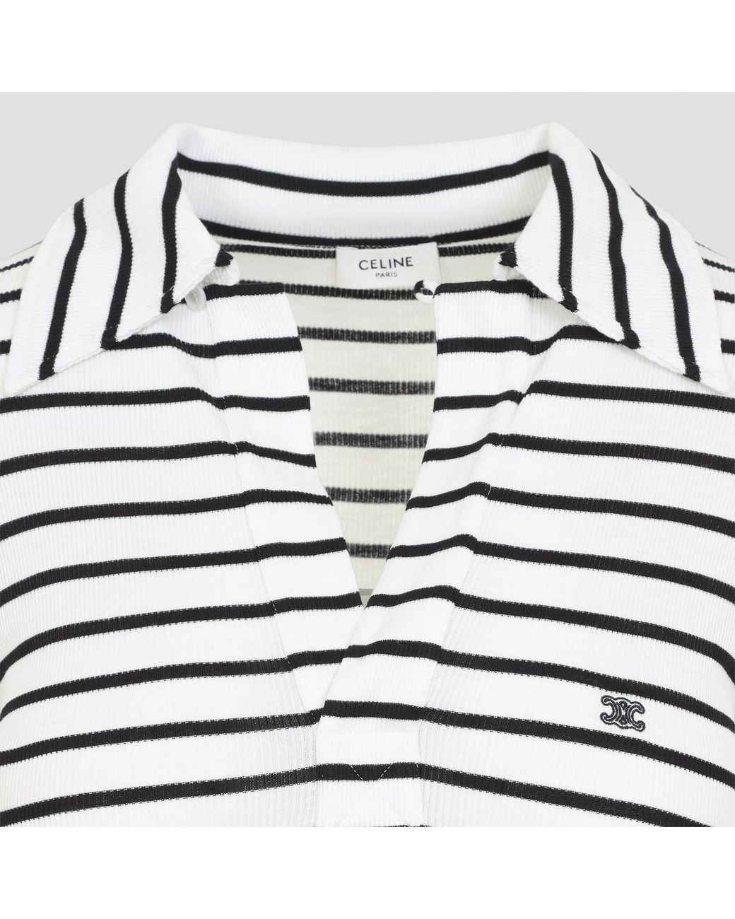 Céline White Polo Shirt