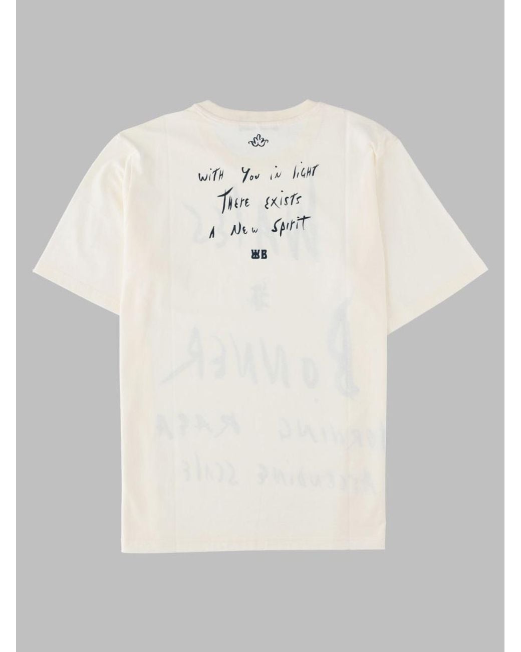 Wales Bonner Natural Cotton T-Shirt for men