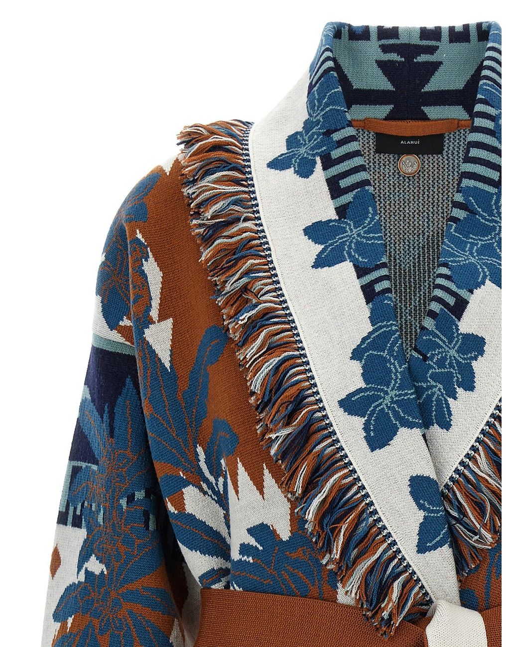 Alanui Blue 'Island Soul' Cardigan