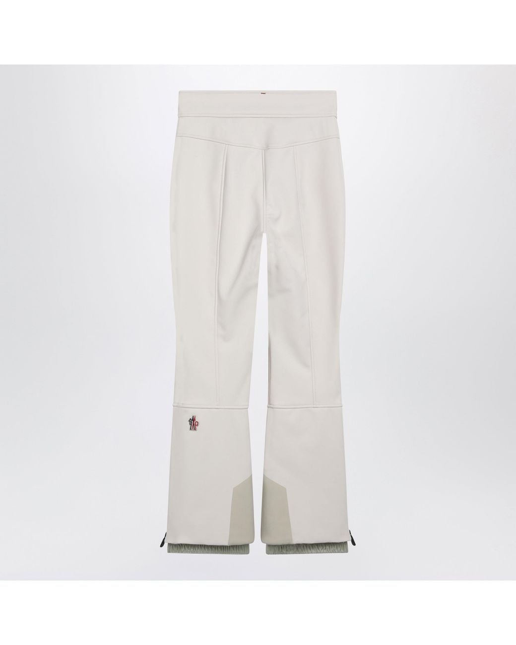 Moncler White Ivory Ski Trousers