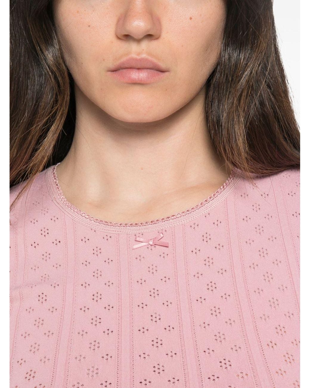 J.W. Anderson Pink Logo Cotton T-Shirt