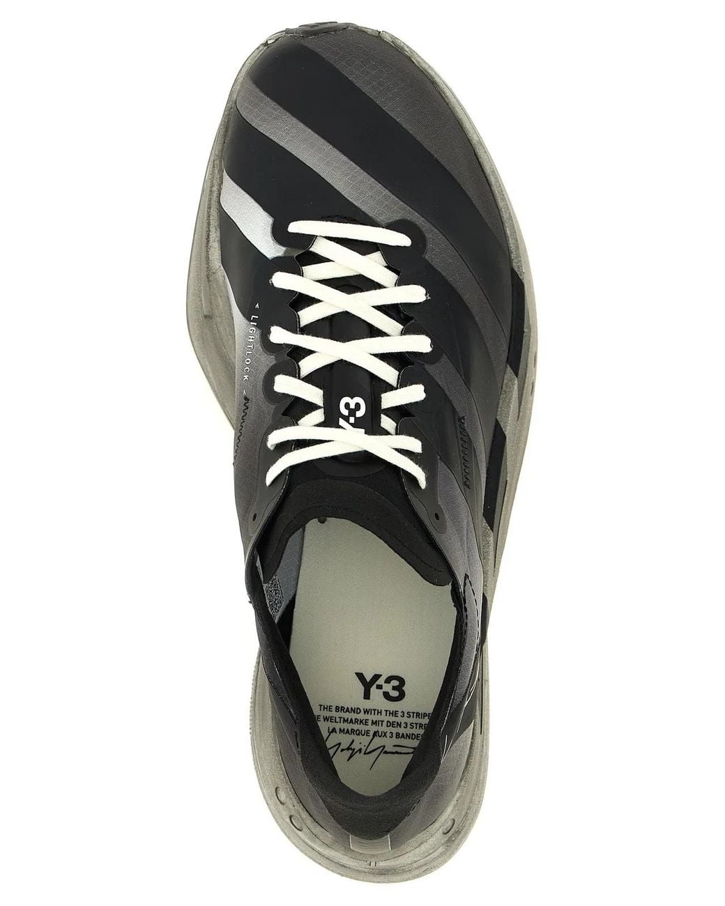 Y-3 White Adios Pro 4' Sneakers for men