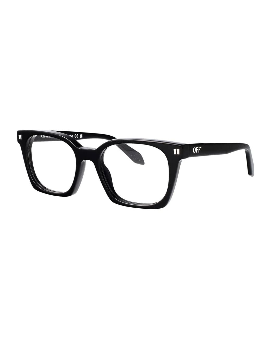 Off-White c/o Virgil Abloh Black Shiny Acetate Glasses