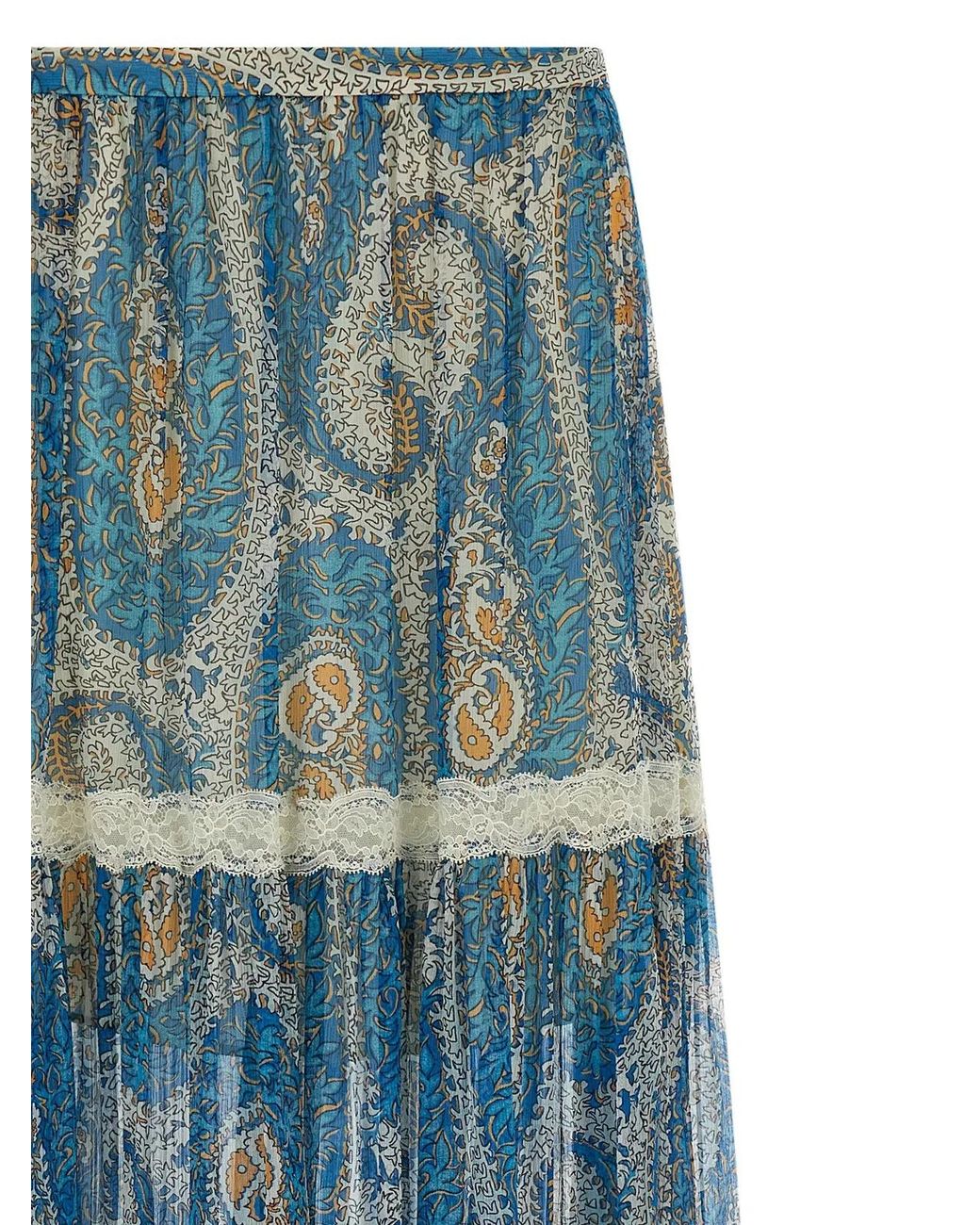 Etro Blue Maxi Skirts