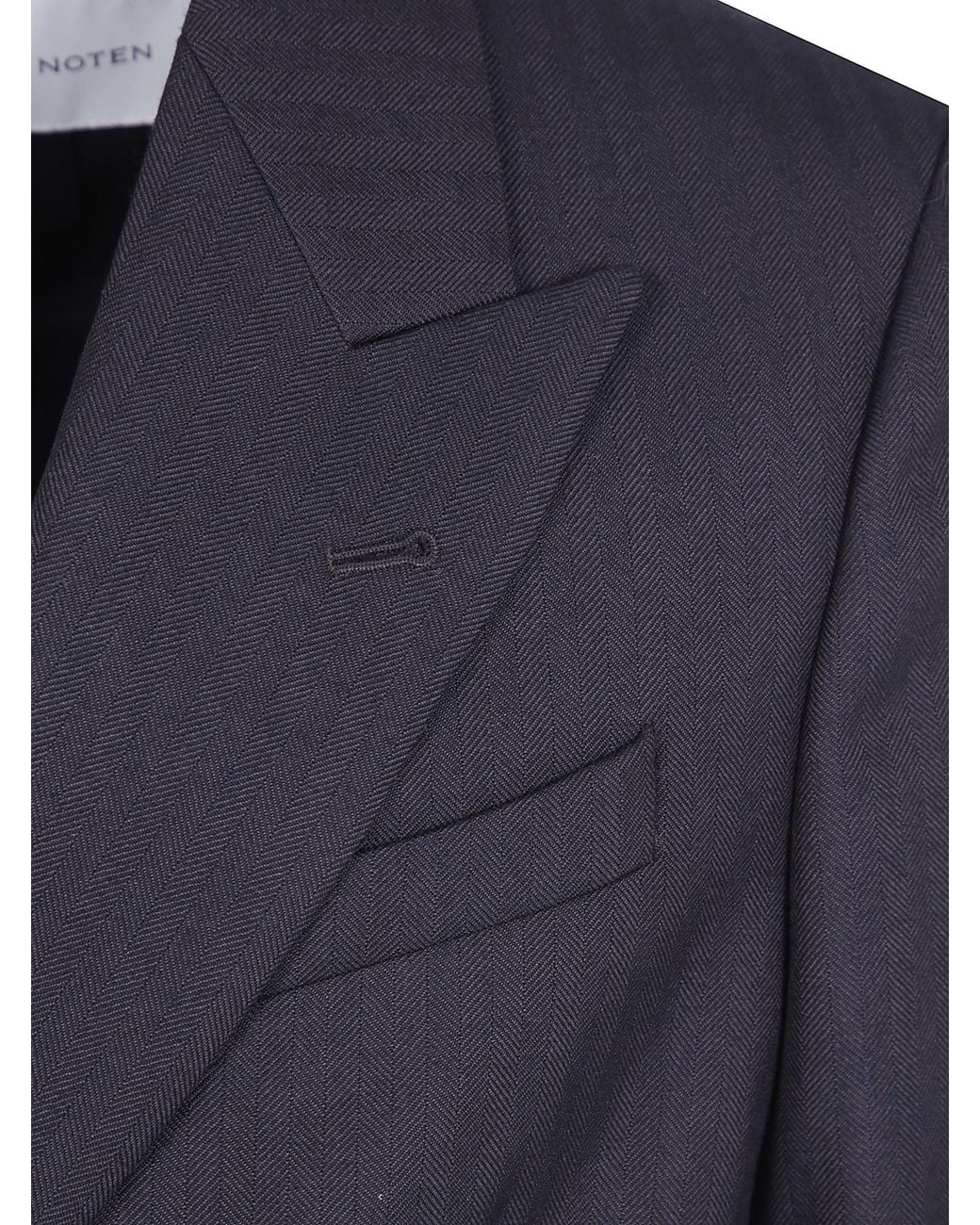 Dries Van Noten Blue "Kody" Double Breasted Suit for men