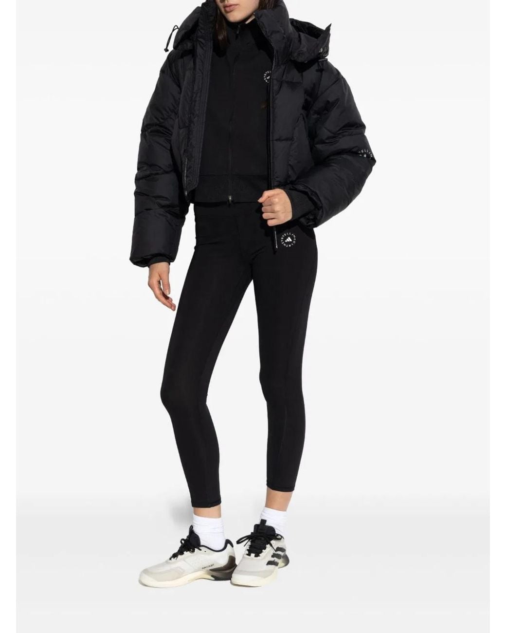Adidas By Stella McCartney Black Adidas By Stella Mccartney Adidas By Stella Mccartney High-Waist 7/8 Yoga Leggings