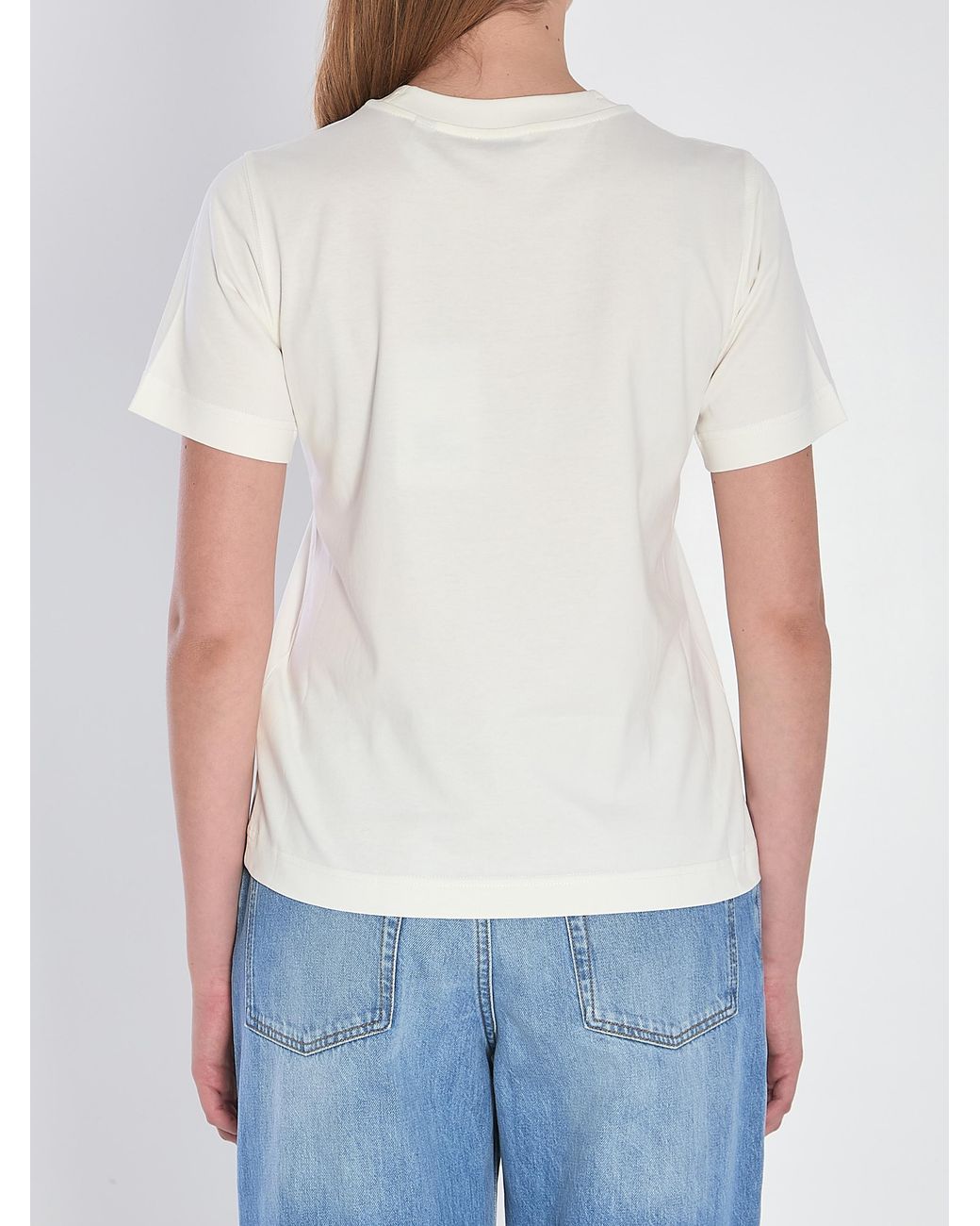 Burberry White Cotton T-Shirt